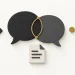 Connected speech bubbles link code brackets with a decision fork and written decision note.