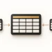 Two smaller spreadsheet grids feed into one larger consolidated table.